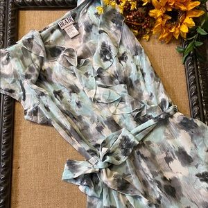 NWOT Blair Sheer Crossover Dress Size L